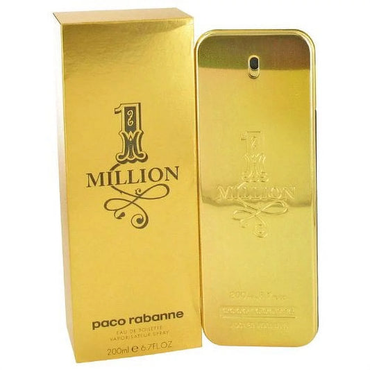 1 Million by Paco Rabanne Men's Eau De Toilette Spray 6.7 oz - 100% Authentic